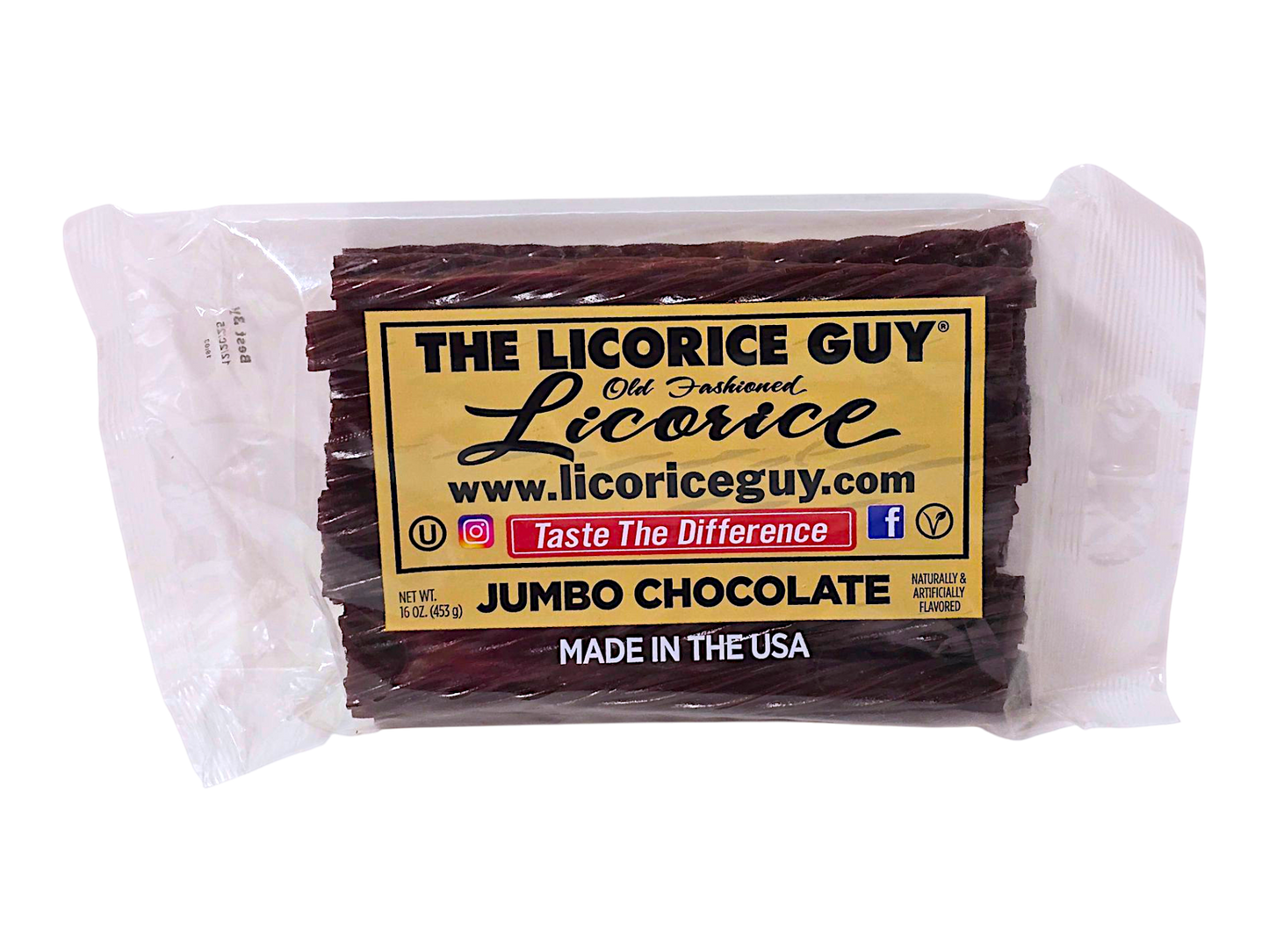 Chocolate flavored licorice from The Licorice Guy.