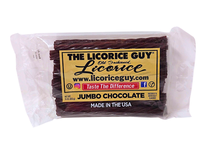 Chocolate flavored licorice from The Licorice Guy.