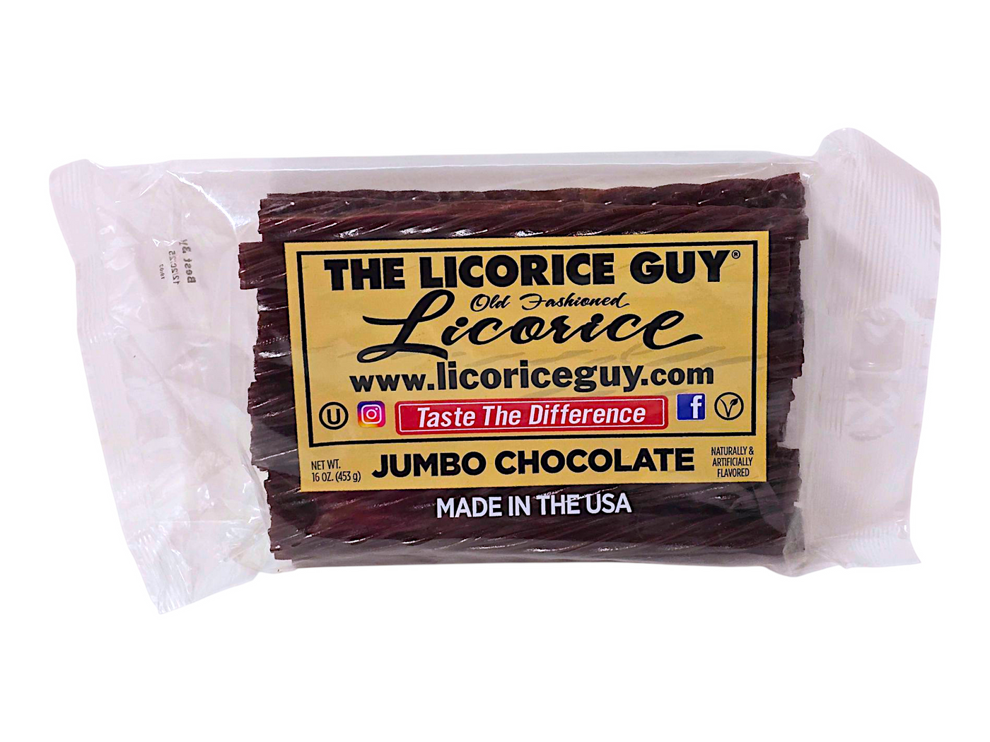Chocolate flavored licorice from The Licorice Guy.