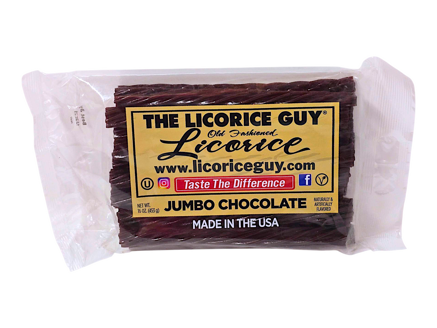 Chocolate flavored licorice from The Licorice Guy.