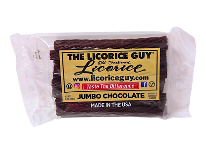 Chocolate flavored licorice from The Licorice Guy.