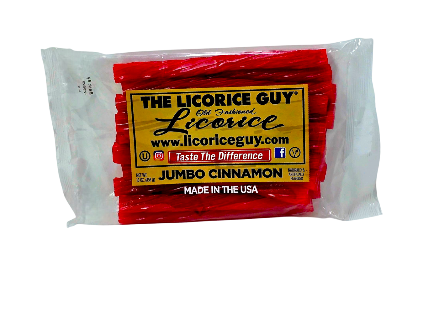 Cinnamon flavored licorice from The Licorice Guy.