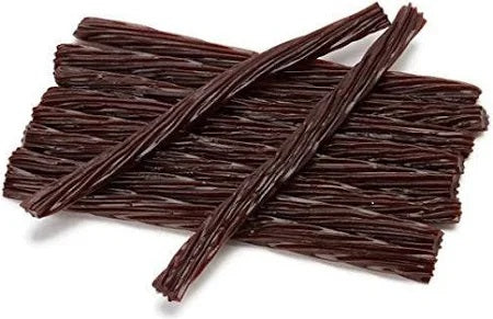 Chocolate flavored licorice from The Licorice Guy. 